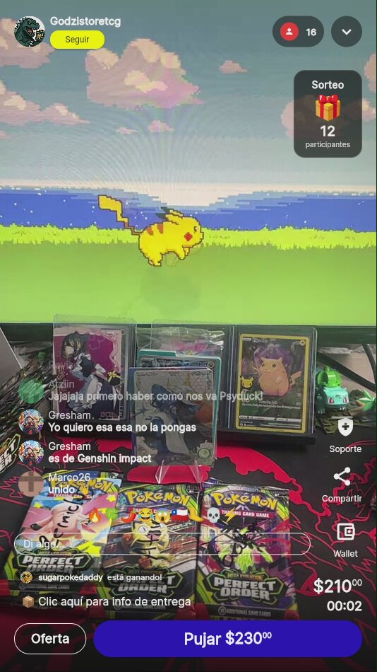 Pokémon TCG Perfect Order + Genshin