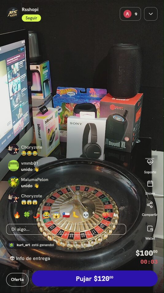 Ruleta de Premios Electrónicos