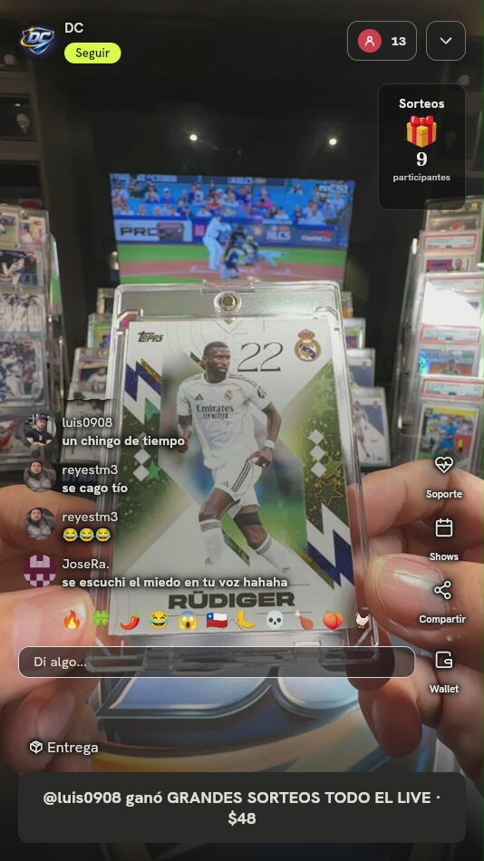Carta Topps Antonio Rüdiger Real Madrid