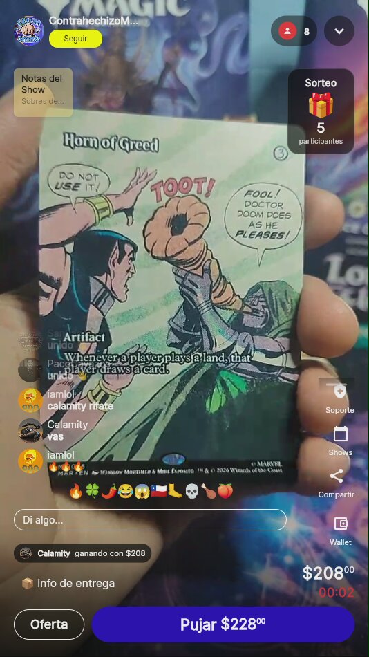Artículo vendido