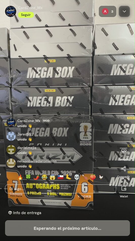 Panini Prizm FIFA World Cup 2026 Mega Box