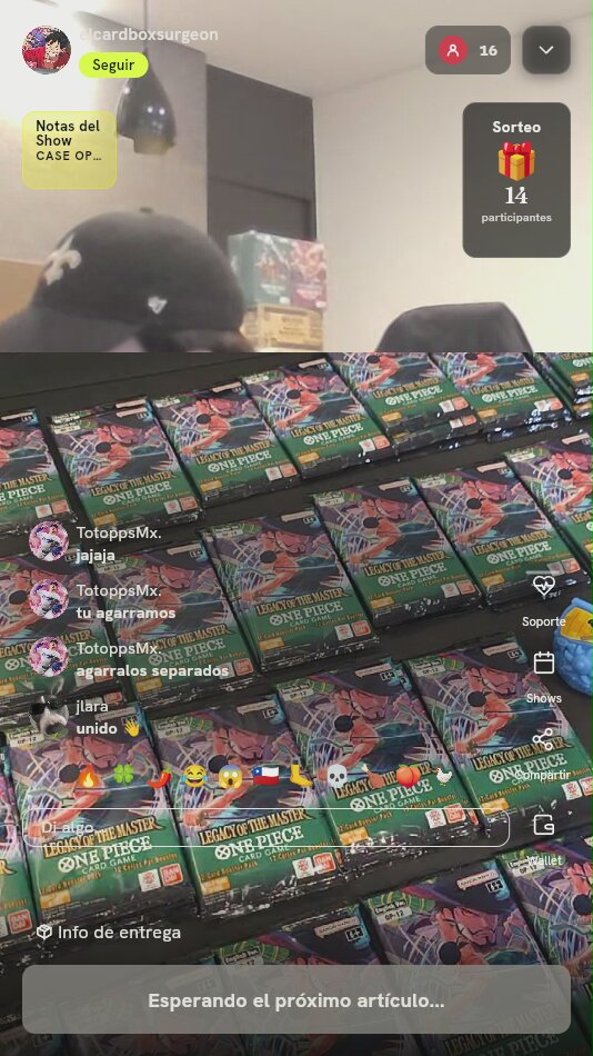 Sobres One Piece Legacy Master OP-12