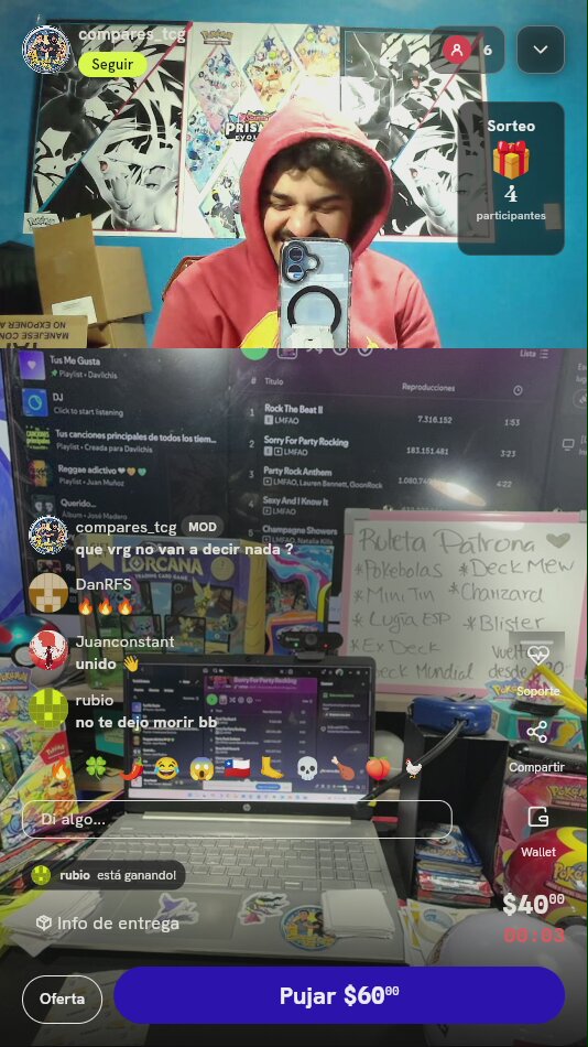 Giro en Ruleta Patrona Pokémon