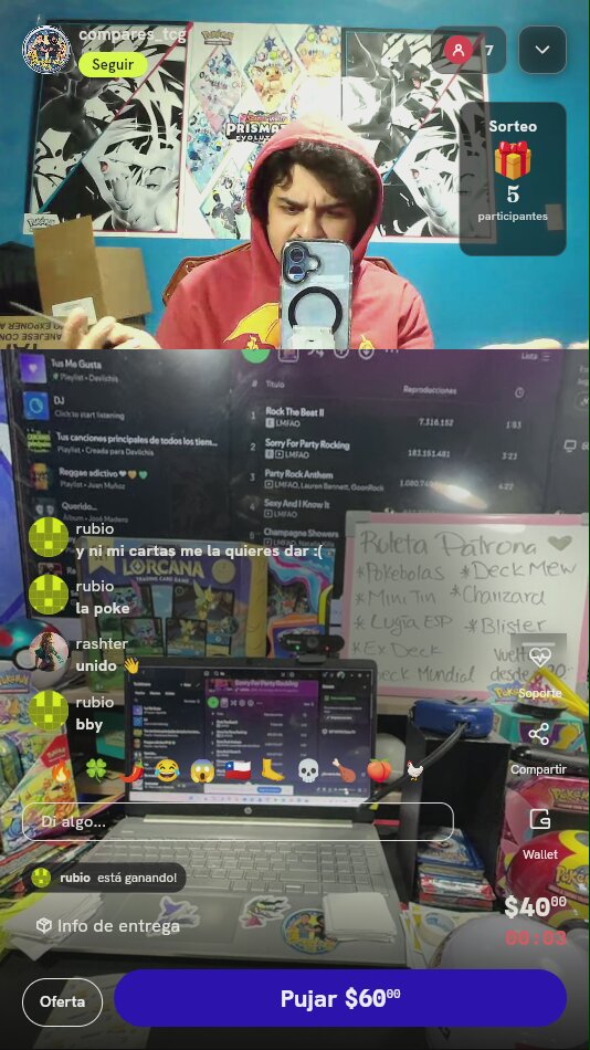 Giro de Ruleta Pokémon TCG