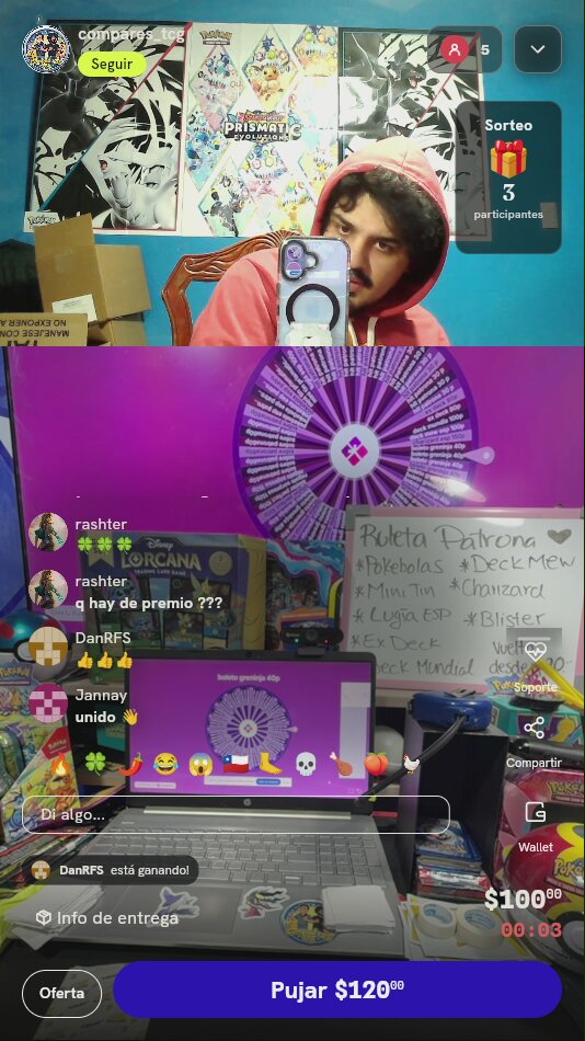 Giro de Ruleta Pokémon TCG