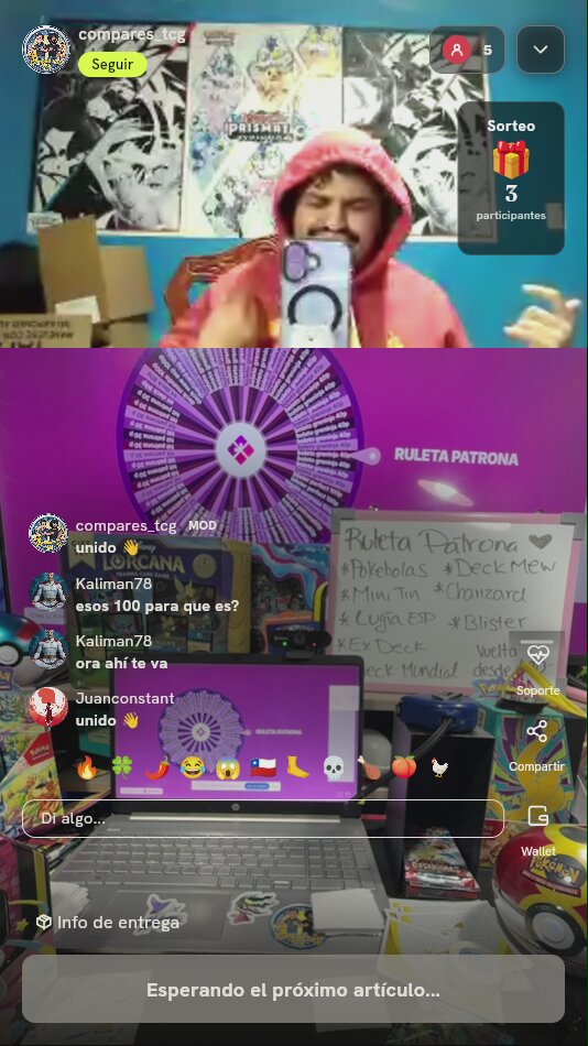 Giro en Ruleta Patrona Pokémon