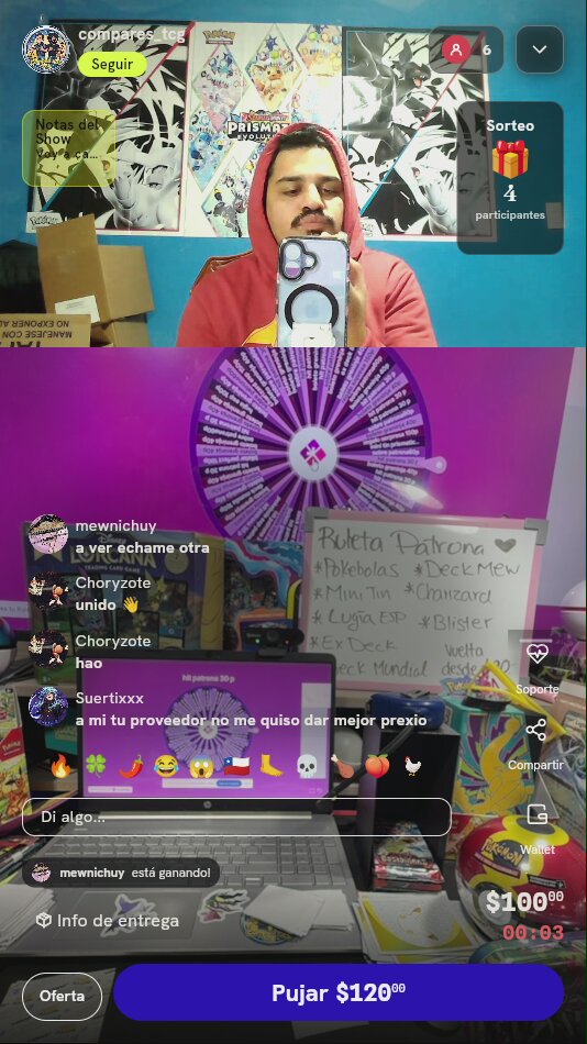 Giro de Ruleta Misteriosa Pokémon