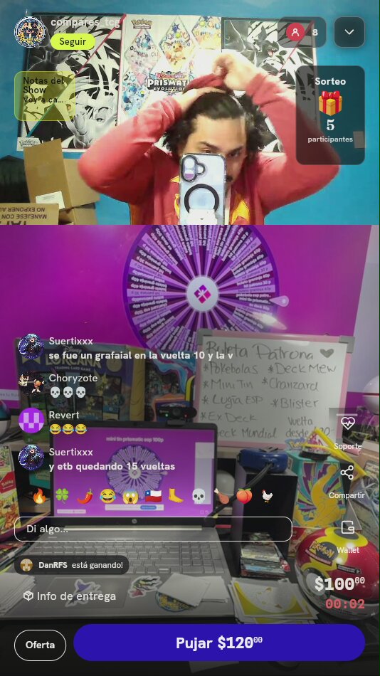 Giro de Ruleta Pokémon TCG