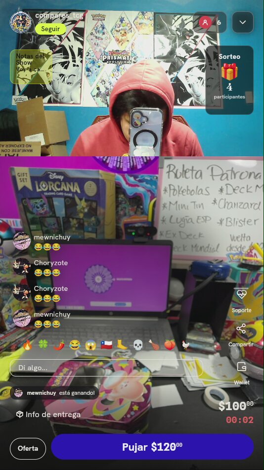 Giro de Ruleta Pokémon TCG