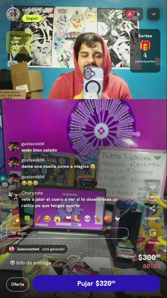 Giros de Ruleta Pokémon TCG