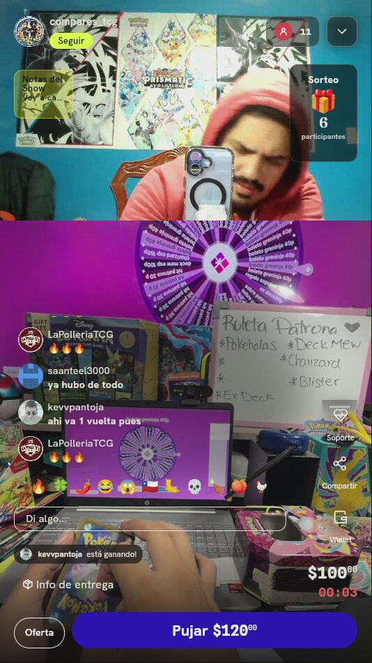 Giro de Ruleta Misteriosa Pokémon