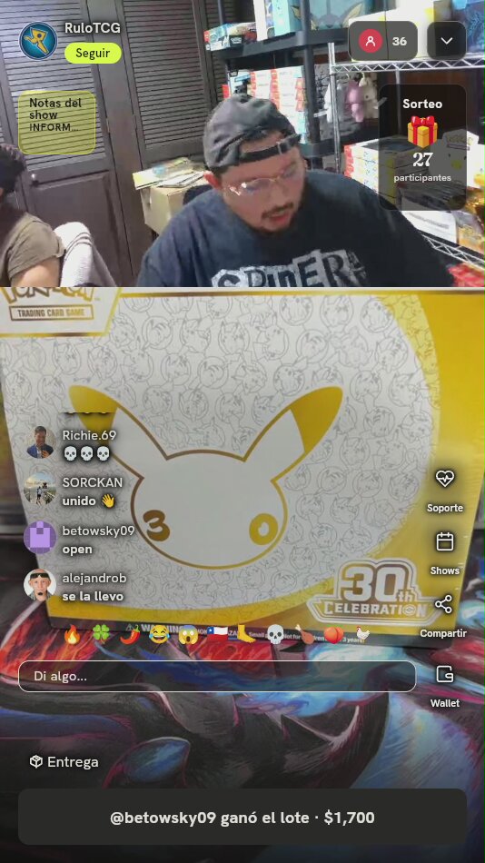 Caja Pokémon 30th Celebration