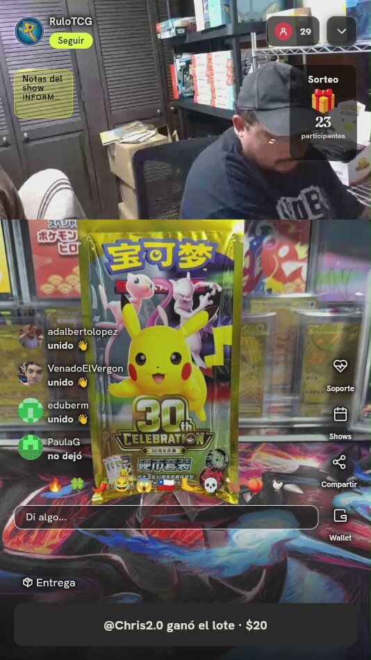Sobre Pokémon 30th Celebration Chino