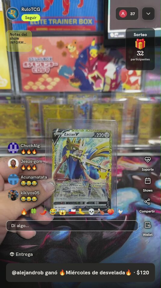 Carta Zacian V Celebrations