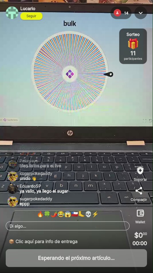 Sorteo de vueltas en vivo