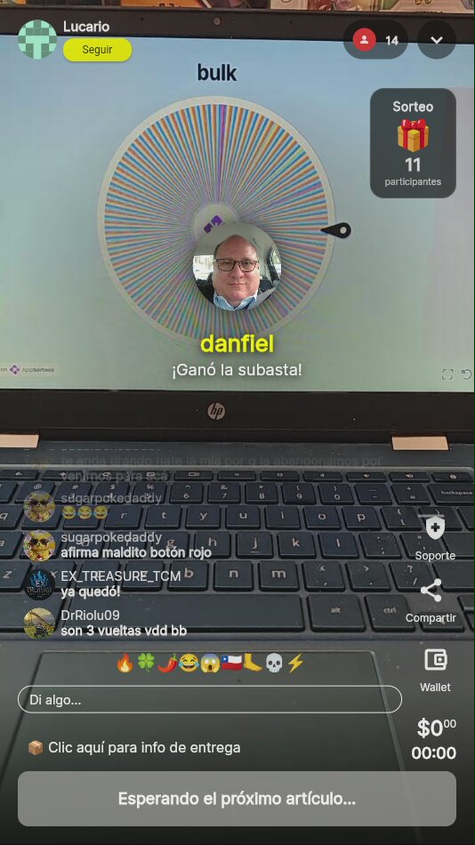 Sorteo en Ruleta Digital