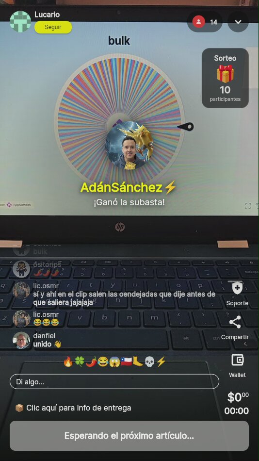 Ruleta de la suerte en vivo