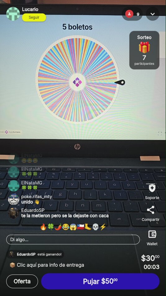 Sorteo de 5 Boletos