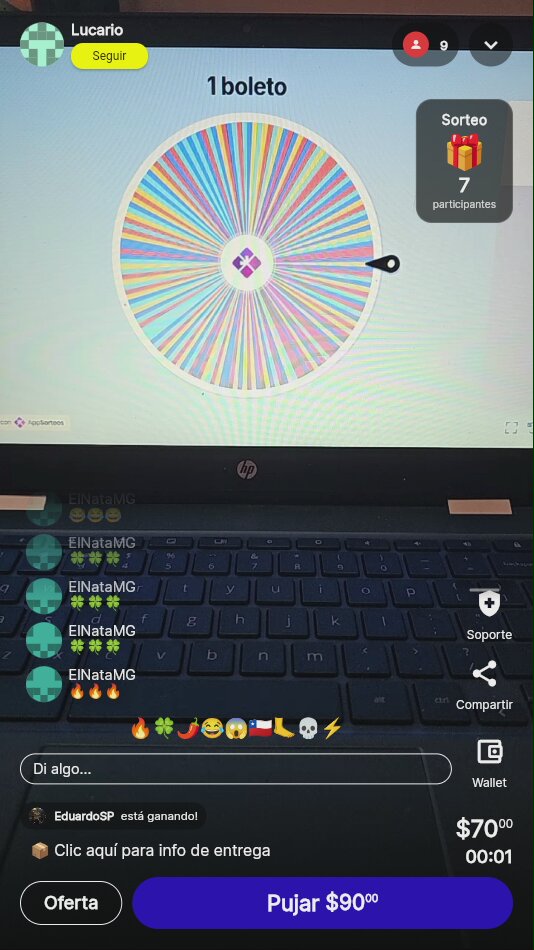 Sorteo Ruleta Electrónica