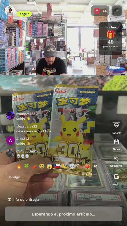 Sobres Pokémon TCG 30th Celebration