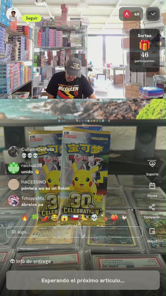 Sobres Pokémon TCG 30th Celebration Chino