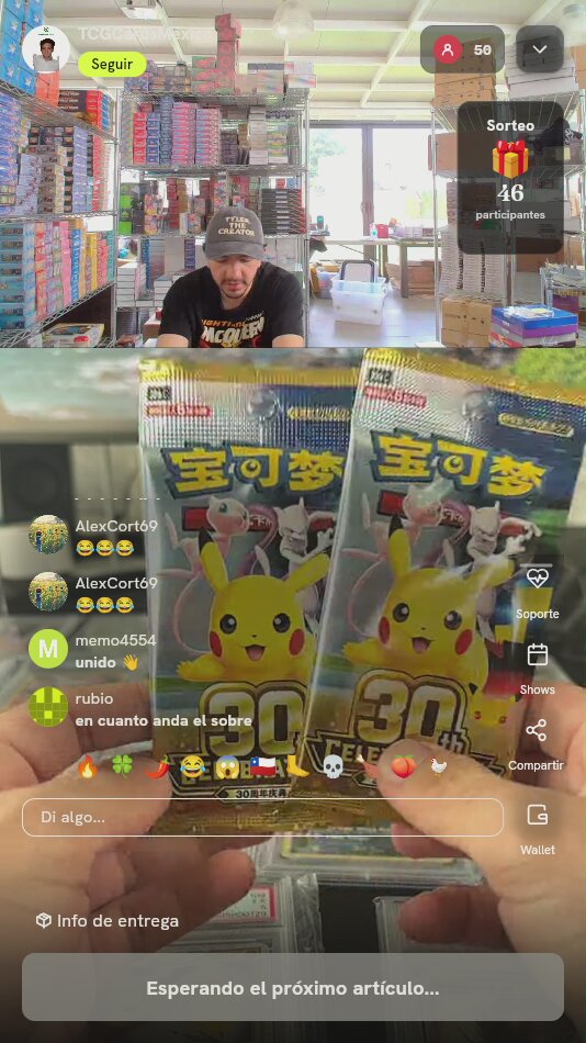 2 Sobres Pokémon TCG 30.º Aniversario