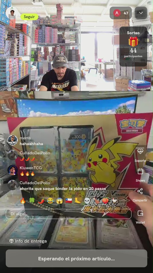Caja Pikachu V-UNION Chino Simplificado