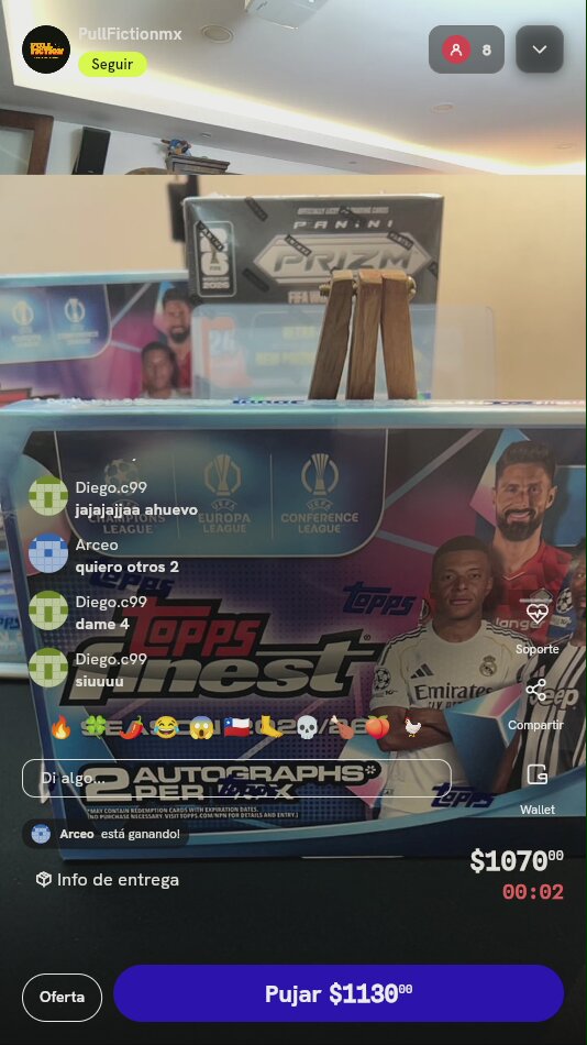 Spots para Topps Finest UEFA 2024/25