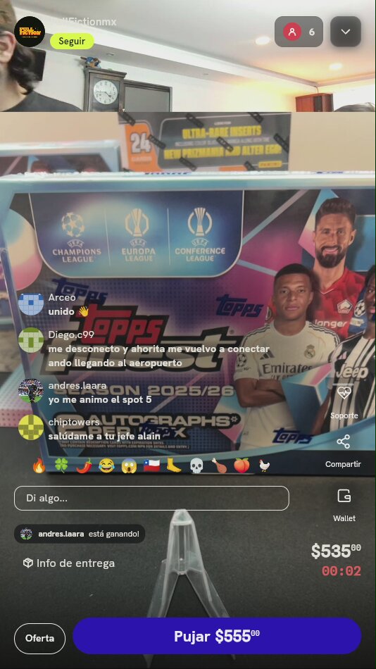 Spot en Break Topps Finest UEFA