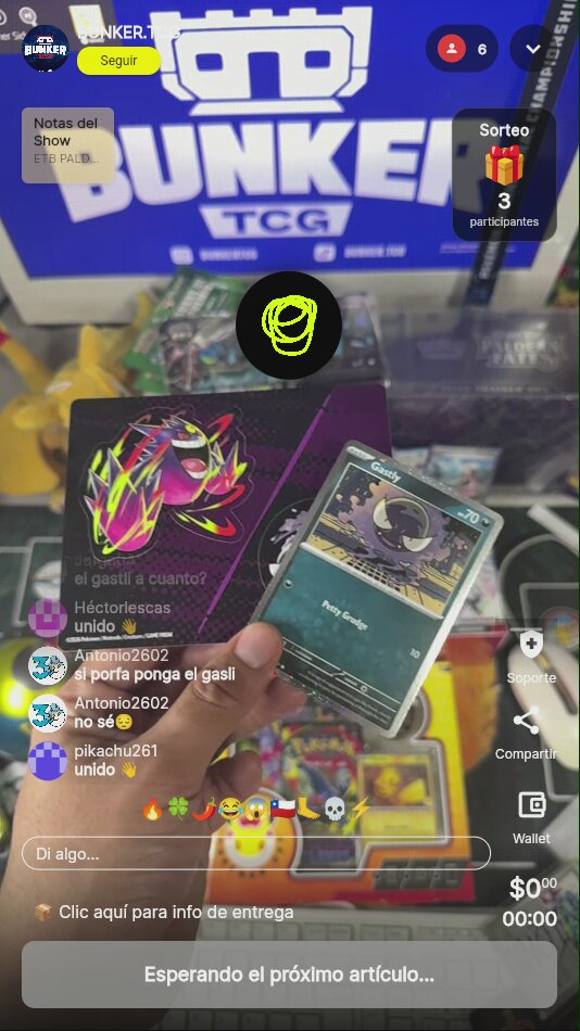 Carta Pokémon Gastly