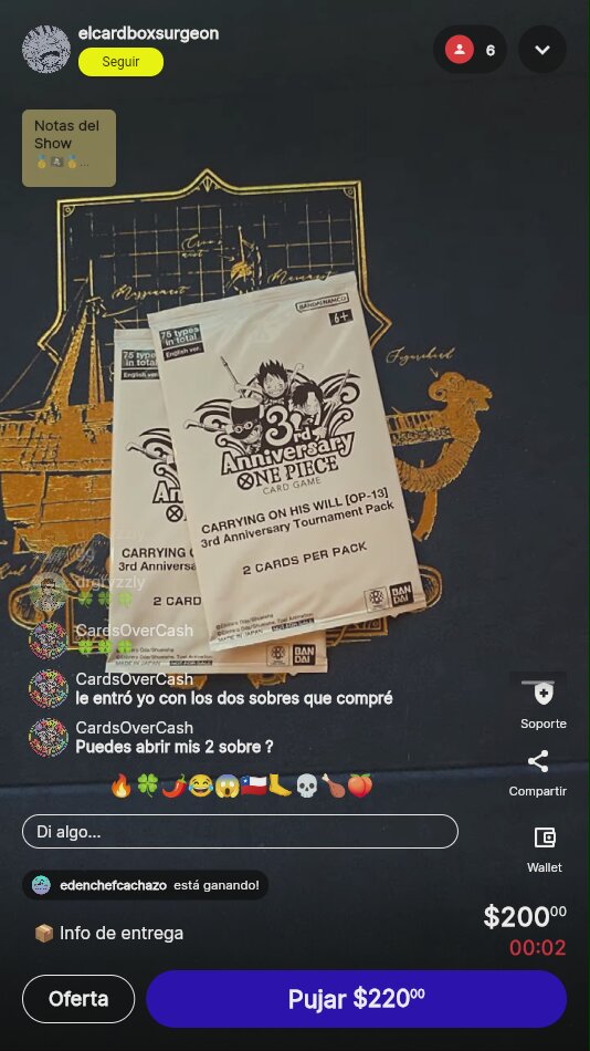 Artículo vendido