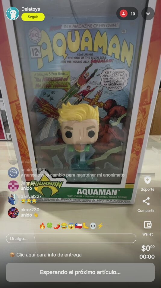 Funko Pop Aquaman Comic Cover