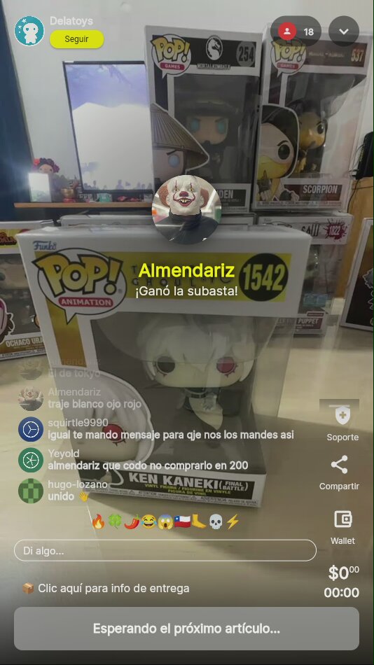 Funko Pop Ken Kaneki #1542