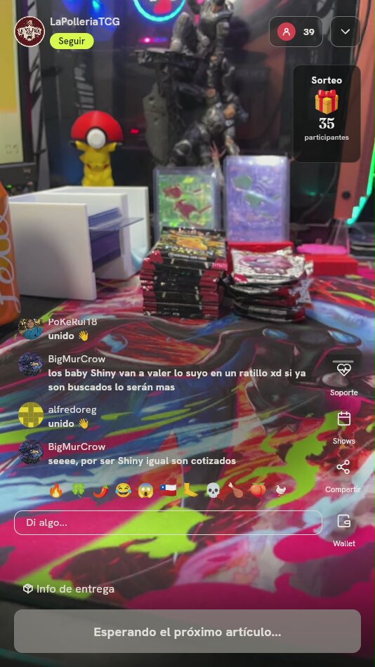 Sobres de Cartas Pokémon TCG