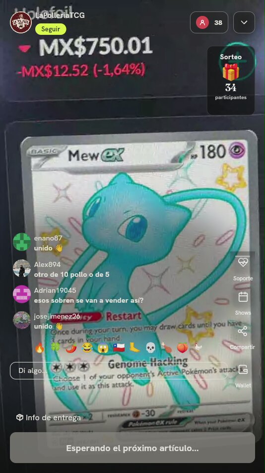Carta Pokémon Tandemaus Paldean Fates