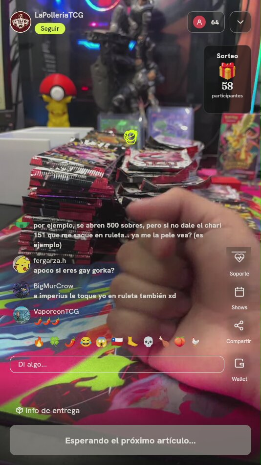 Lote de Sobres Pokémon TCG