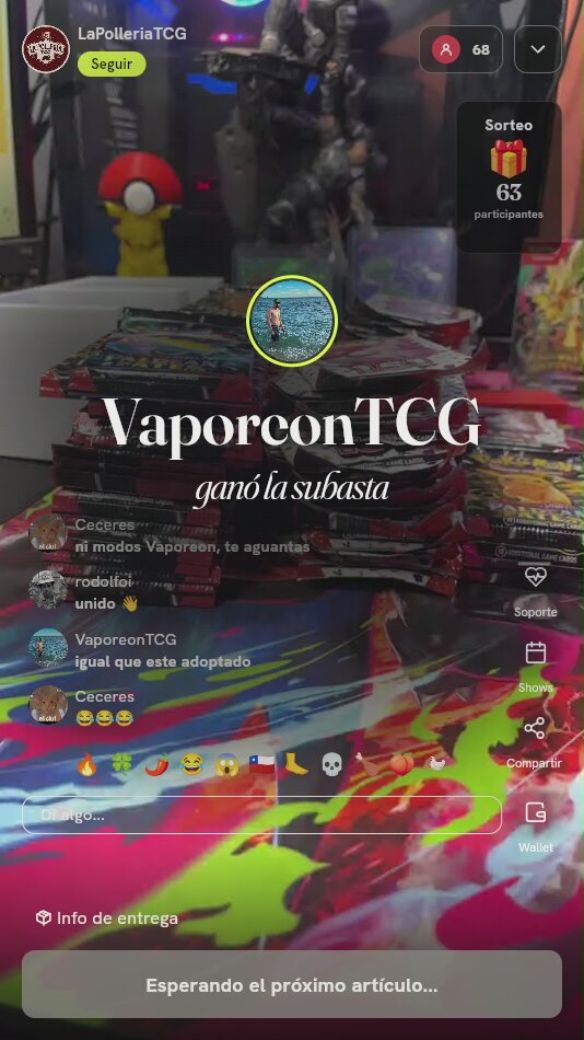 Lote Sobres de Pokémon TCG
