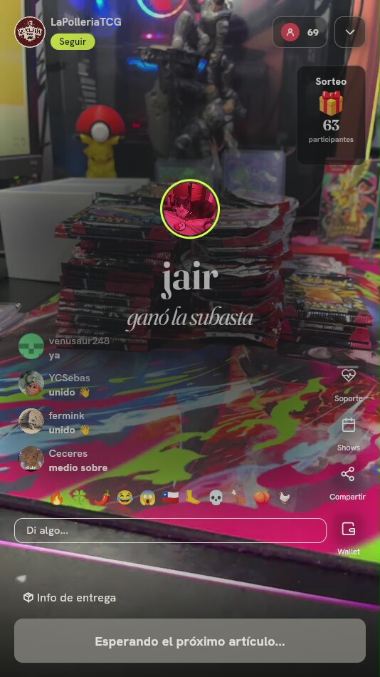 Lote de Sobres Pokémon TCG