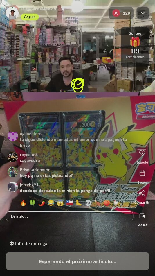 Caja Pikachu V-UNION Pokémon Chino