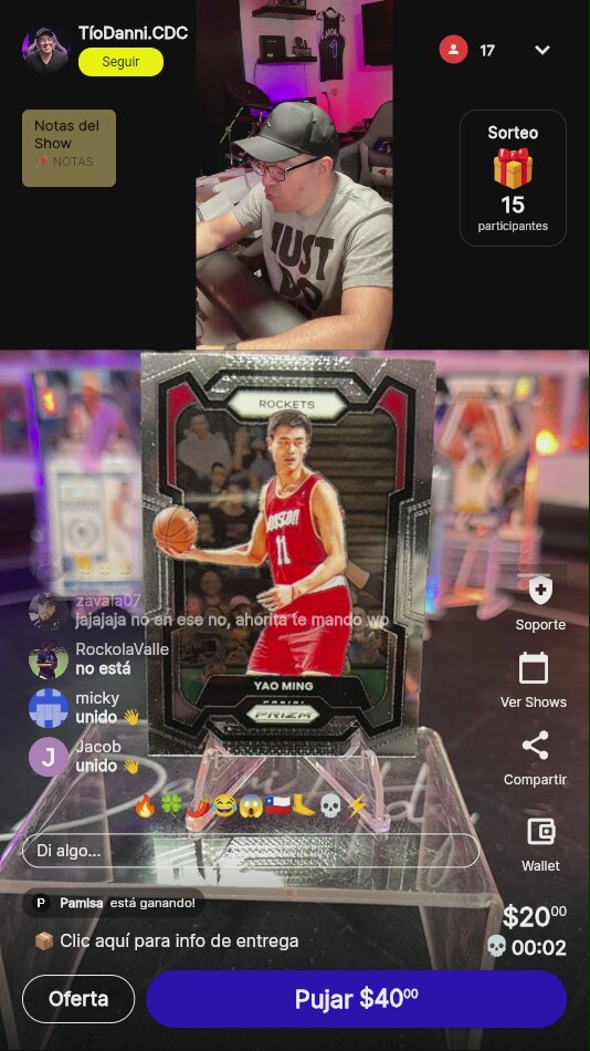 Cartas Baloncesto Alonzo Mourning/Drexler