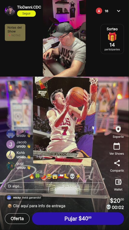 Toni Kukoc Upper Deck Rookie