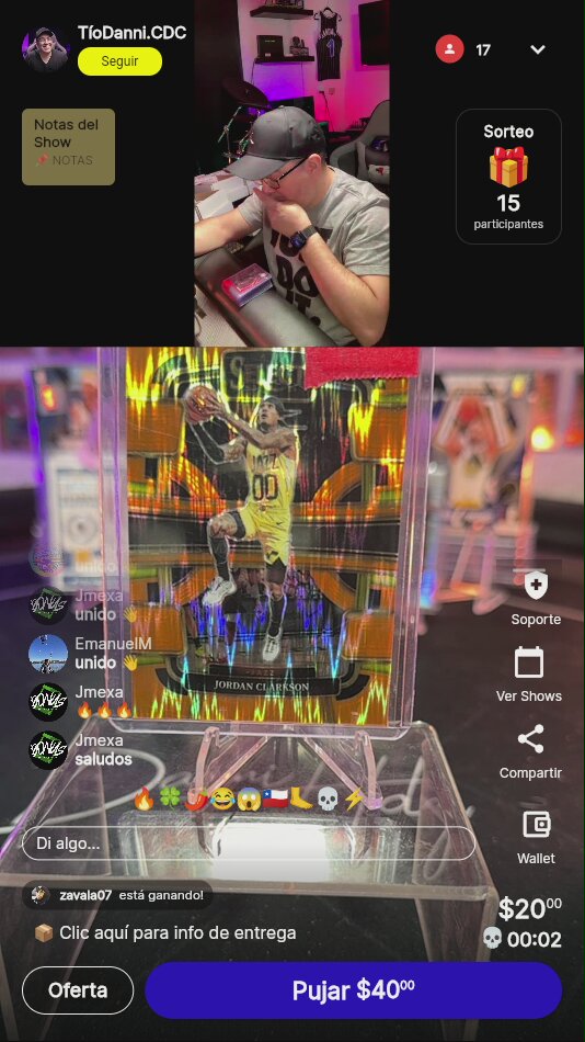 Clarkson & Johnson Tarjetas Baloncesto