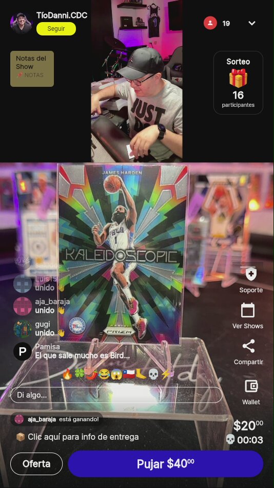 James Harden Prizm Kaleidoscopic 2023-24