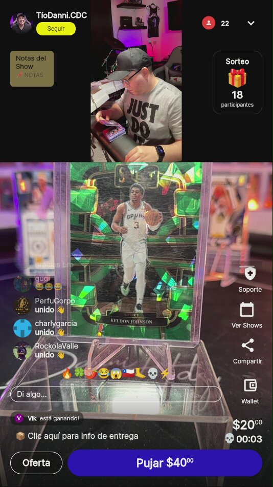 Dos cartas deportivas Optic Wave