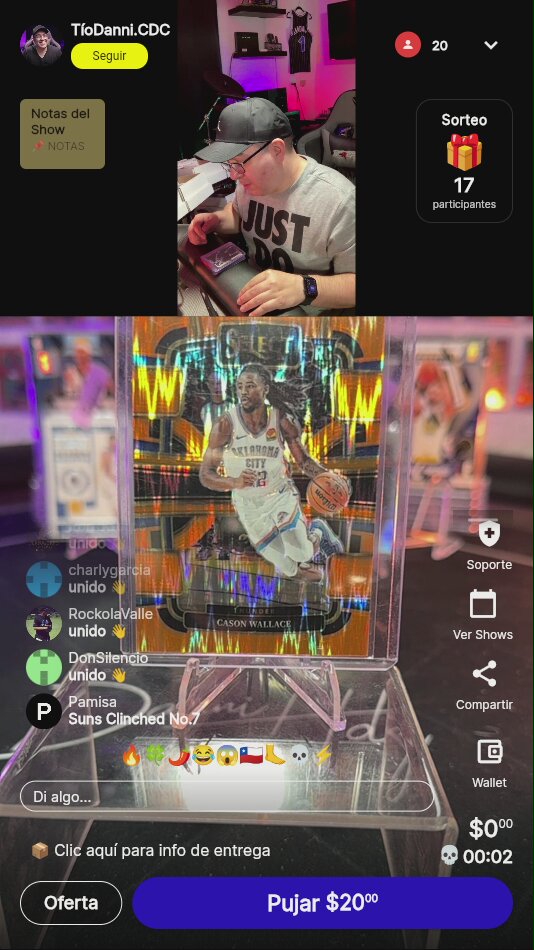 Cason Wallace Select Orange Wave