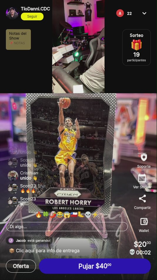 Robert Horry Panini Prizm