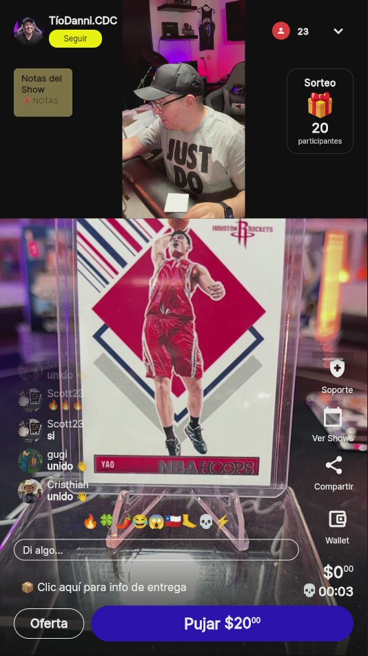 Yao Ming NBA Hoops Insert