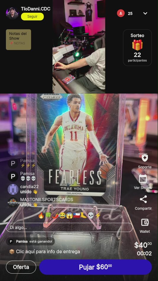 Trae Young Fearless Prizm Card