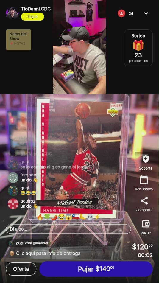 Michael Jordan Upper Deck Hang Time