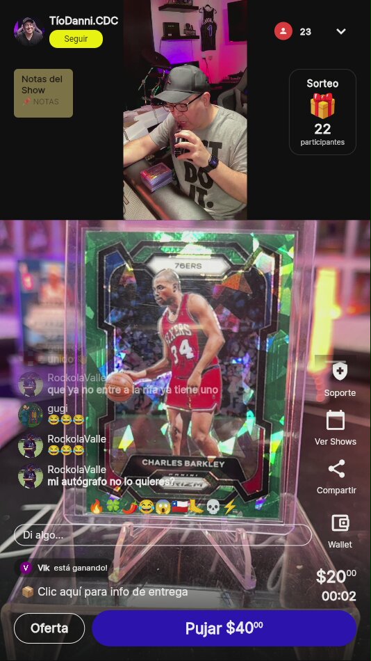 Charles Barkley Panini Prizm Green